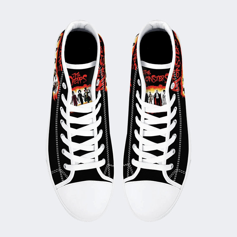Unisex Horror Movies Print - High Top Canvas
