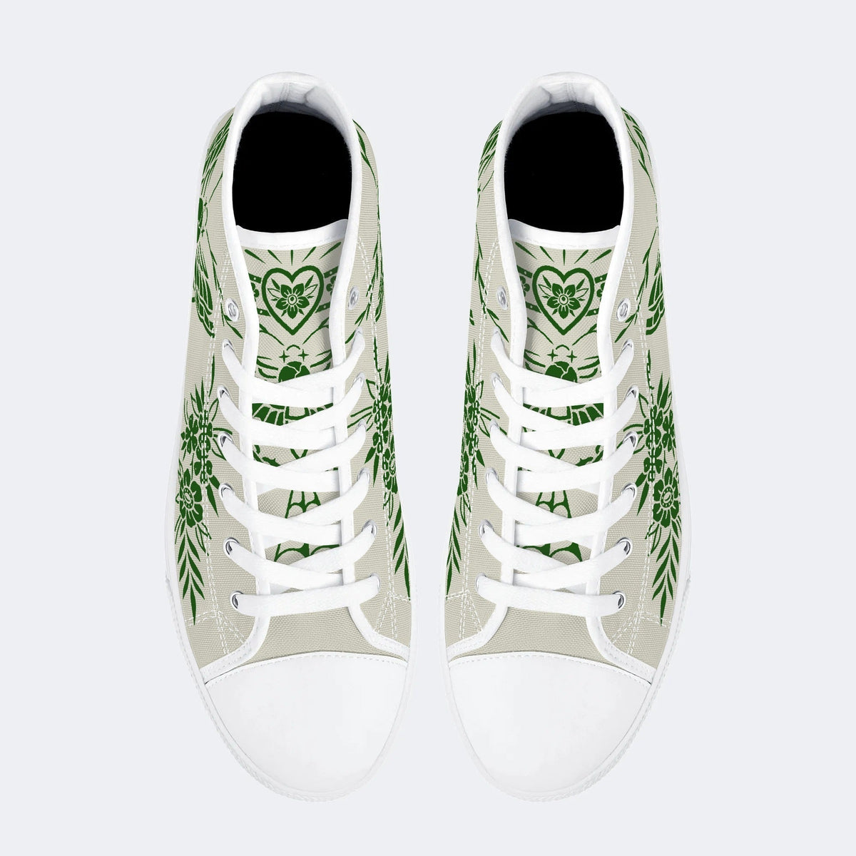 Classic Death Moth Vintage Print - High Top Canvas