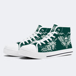 Classic Death Moth Vintage Print - High Top Canvas