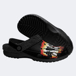 The Monsters Print - Fur Lined Slippers/Sandals
