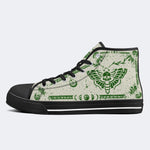 Classic Death Moth Vintage Print - High Top Canvas