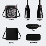Tarot Skull Butterfly Print - Bucket Bag