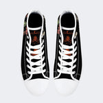 Unisex Halloween Skull Print - High Top Canvas
