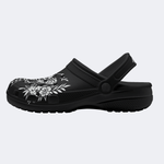 Death Moth Vintage Print - Slippers/Sandals