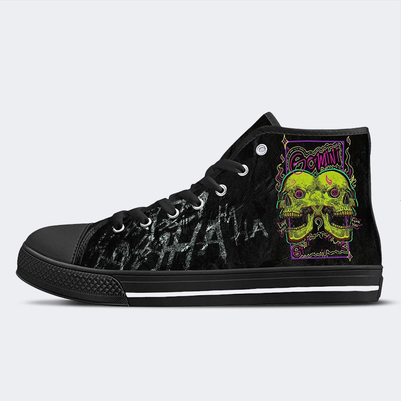 Unisex Horror Print - High Top Canvas