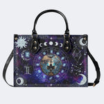 Gemini Starry Sky - Leather Handbag