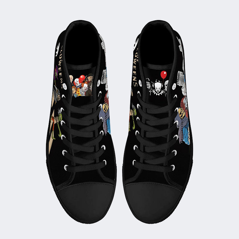 Unisex Horror Print - High Top Canvas