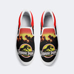 Unisex Jurassic Print - Slip On Shoes
