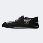 Death Skeleton Print - Slip On Shoes