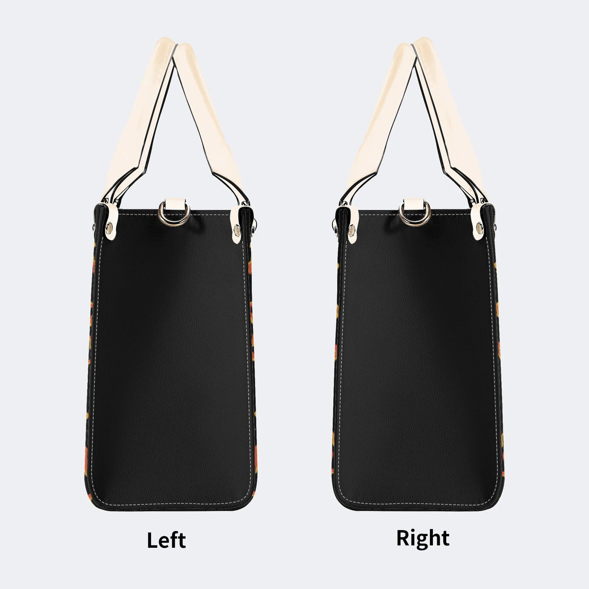 Unisex Monkey Print - Leather Handbag