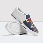 Stone Print Slip On Shoes