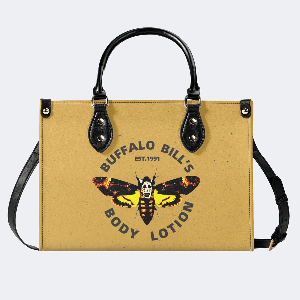 Body Lotion Surreal Death Moth - Leather Handbag