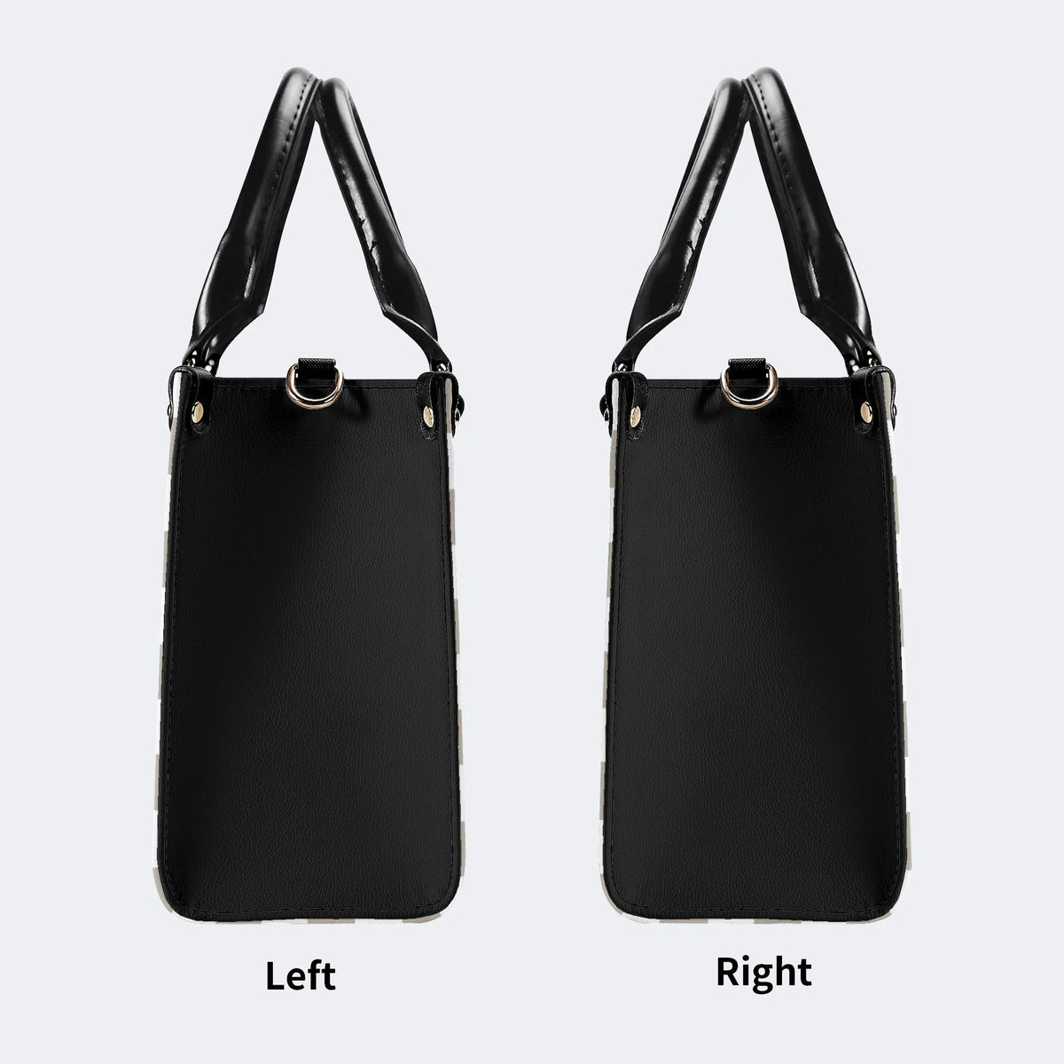 Gothic Tattoo Print - Leather Handbag