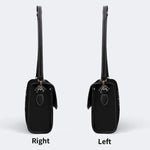 Spider Web Print - Leather Satchel Bag