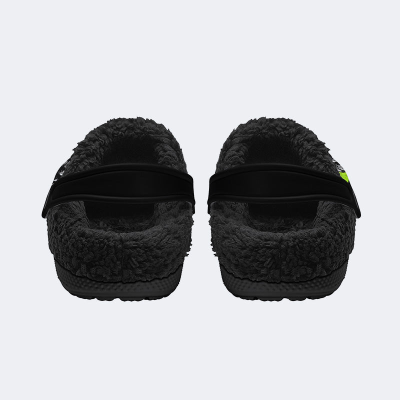Creature From The Black Lagoon Print - Fur Lined Slippers/Sandals