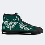 Classic Death Moth Vintage Print - High Top Canvas