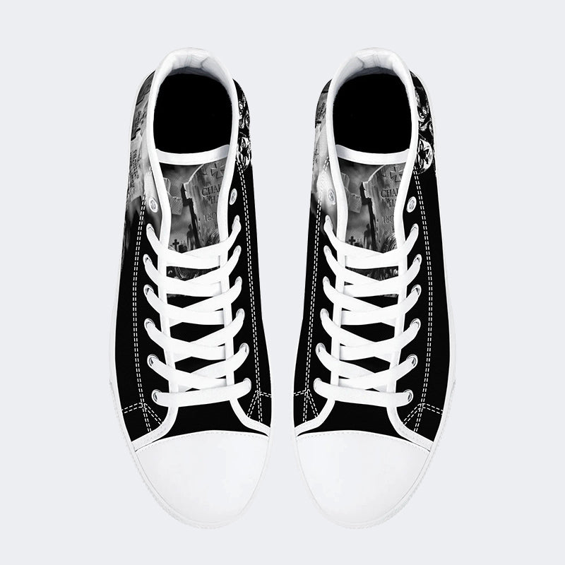 Unisex Horror Print - High Top Canvas