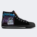 Unisex Horror Skull Print - High Top Canvas