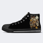 Unisex Hallwoeen Horror Print - High Top Canvas