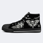 Classic Death Moth Vintage Print - High Top Canvas