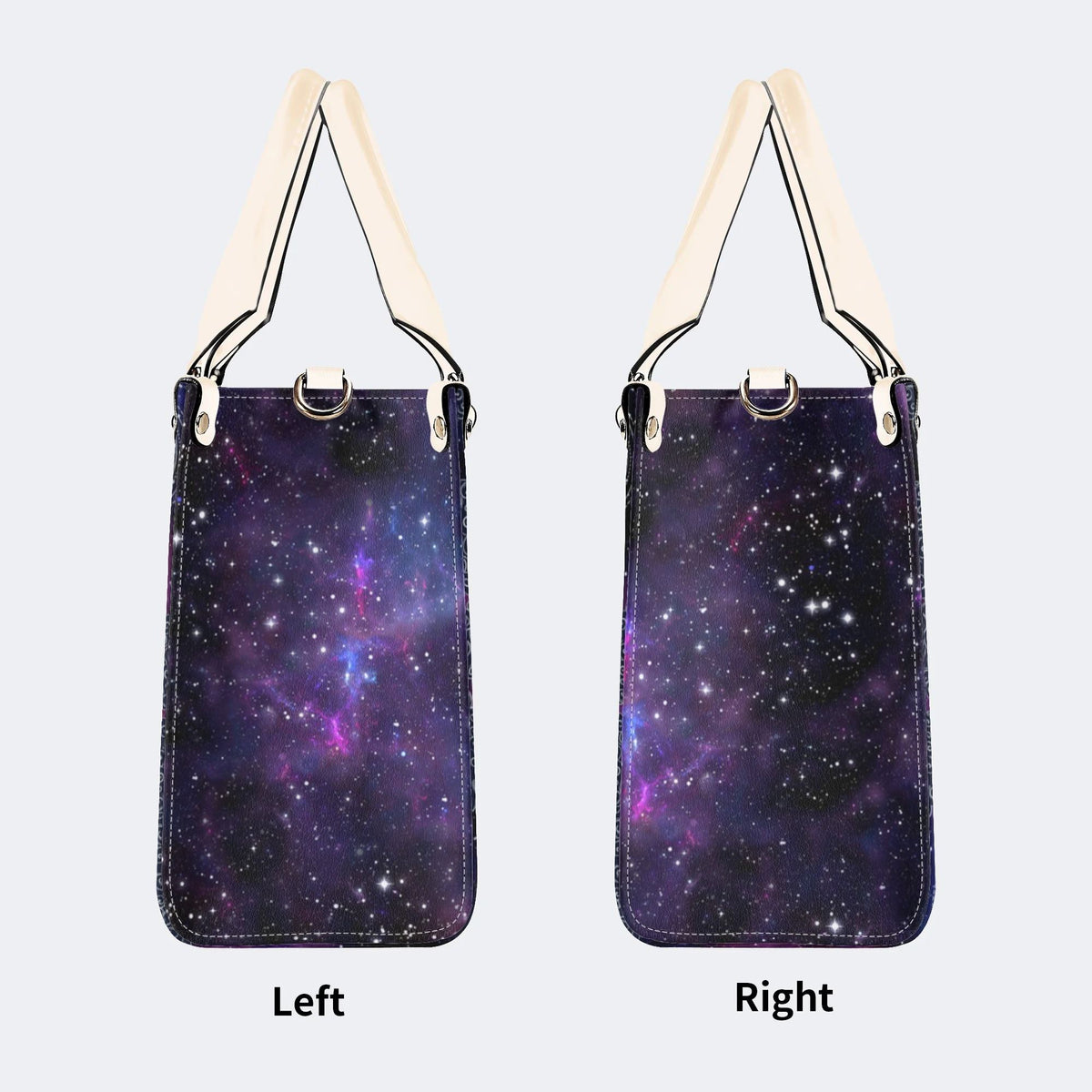 Pisces Starry Sky - Leather Handbag
