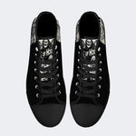 Unisex Halloween Horror Print - High Top Canvas