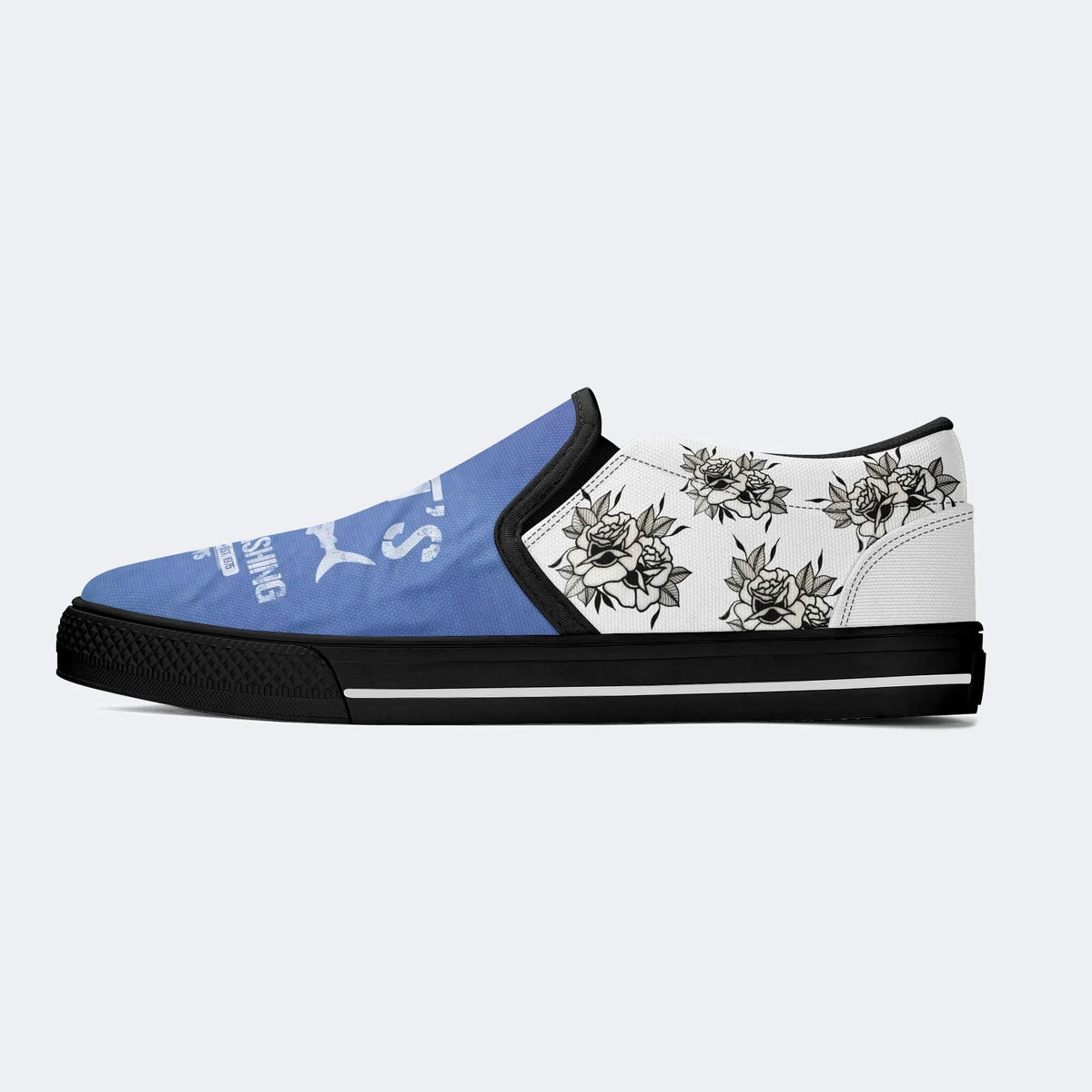 Quint's Shark Fishing Jaws Retro - Slip On Shoes