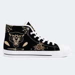 Unisex Tiger Print - High Top Canvas