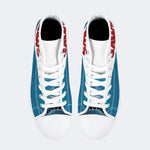 Quint's Shark Fishing Jaws Retro - High Top Canvas