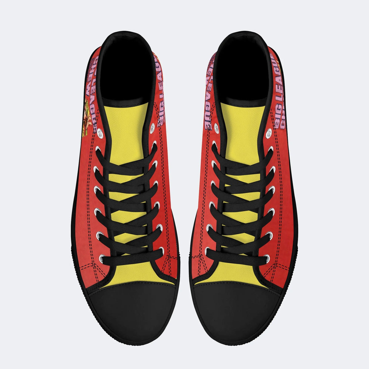 Shredded Bubble Gum Unisex Classic - High Top Canvas