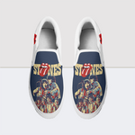 Stone Print Slip On Shoes