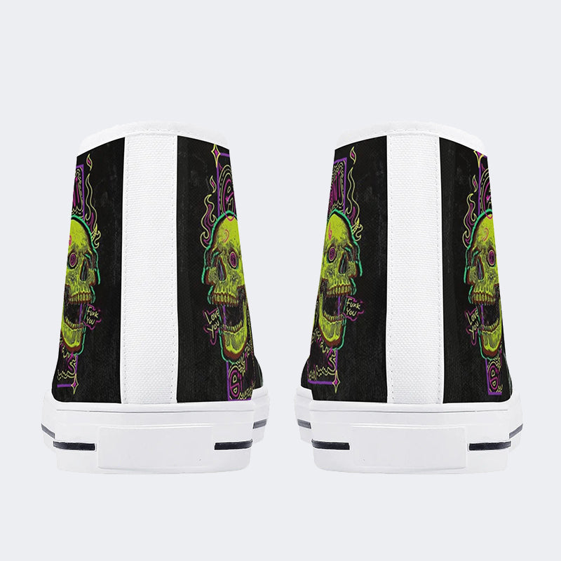 Unisex Horror Print - High Top Canvas