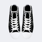 Classic Love Spiderweb Print - High Top Canvas