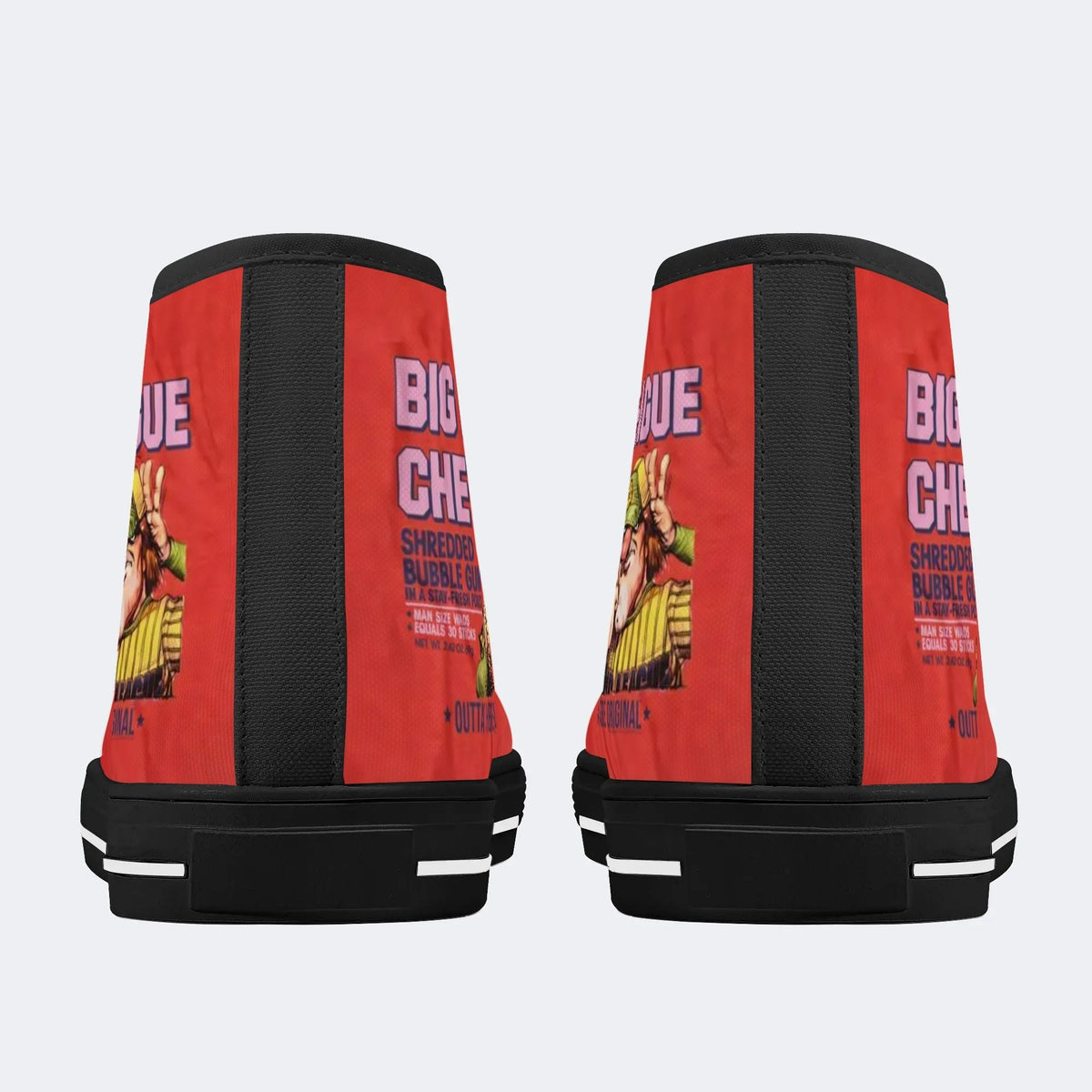 Shredded Bubble Gum Unisex Classic - High Top Canvas