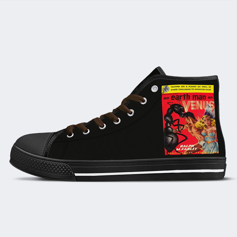Unisex Horror Print - High Top Canvas