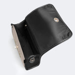 Classic Beige Death Moth Vintage Print - Leather Satchel Bag