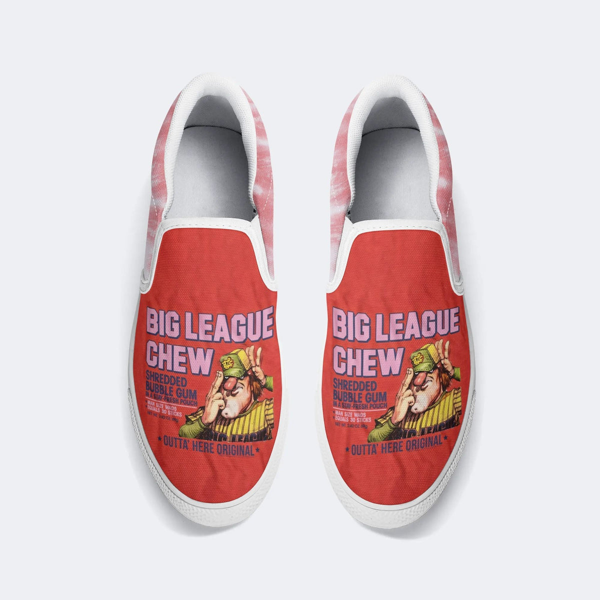 Shredded Bubble Gum Unisex Classic - Slip On Shoes
