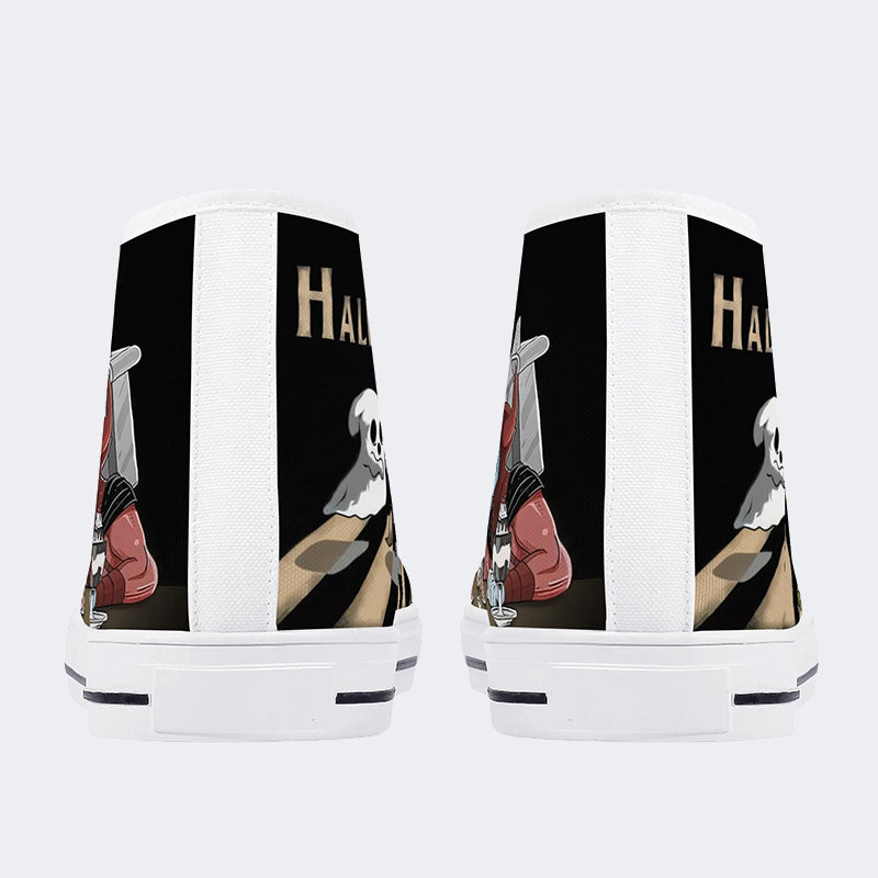 Unisex Horror Print - High Top Canvas