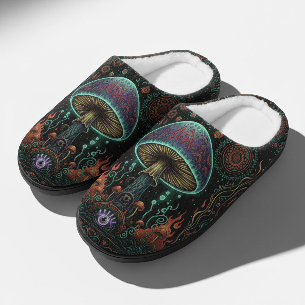 Enchanted Spore Fleece-Lined Slippers