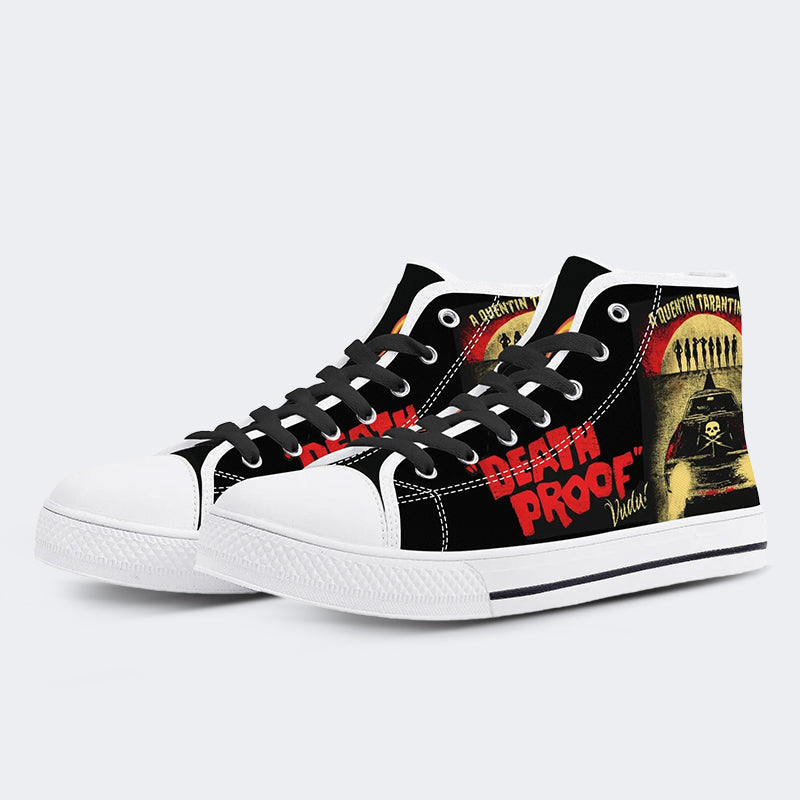 Unisex Horror Movie Print - High Top Canvas