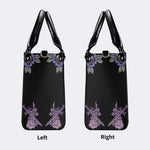 Unisex Devil Art Print - Leather Handbag