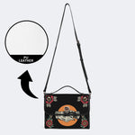 Trust No One Snake Print - Leather Satchel Bag