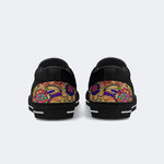 Rock Skull Print - Slip On Shoes
