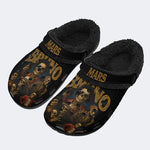 Bruno Mars Print - Fur Lined Slippers/Sandals