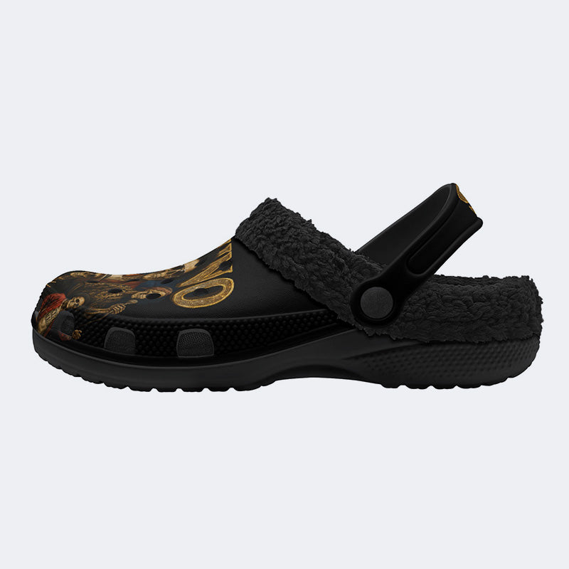Bruno Mars Print - Fur Lined Slippers/Sandals