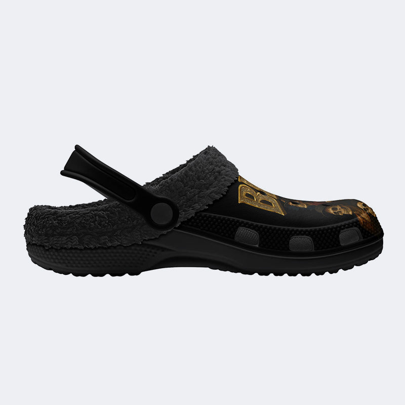 Bruno Mars Print - Fur Lined Slippers/Sandals
