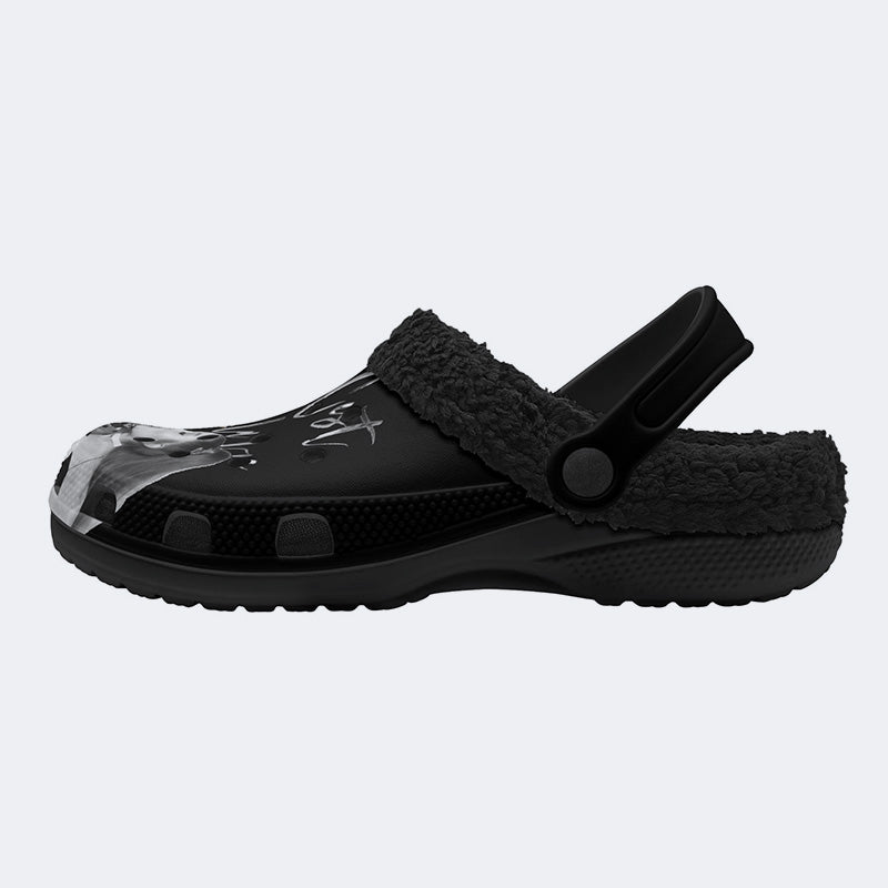 Ariana Grande Print - Fur Lined Slippers/Sandals