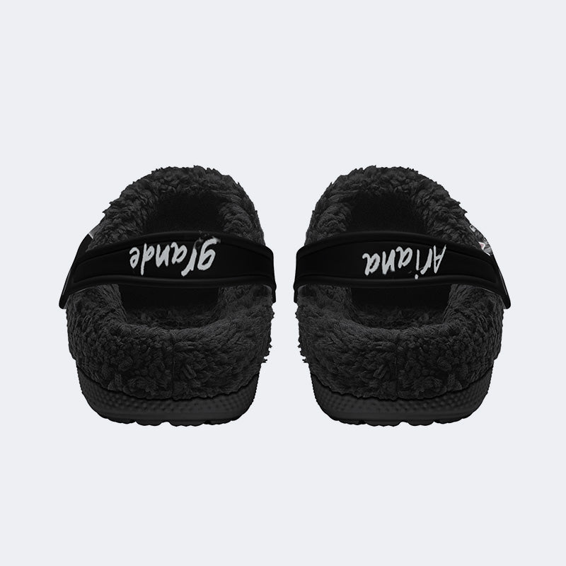 Ariana Grande Print - Fur Lined Slippers/Sandals