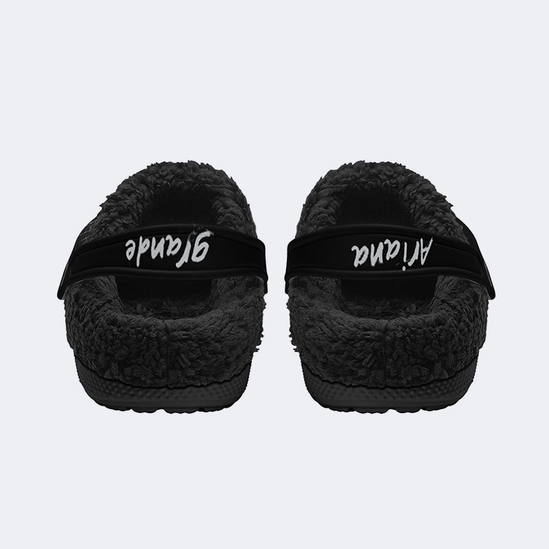 Ariana Grande Print - Fur Lined Slippers/Sandals