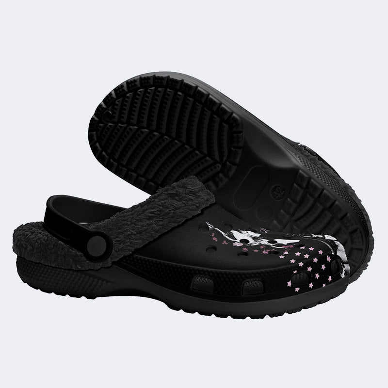 Ariana Grande Print - Fur Lined Slippers/Sandals